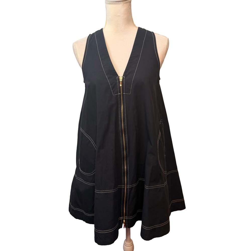 Maeve Anthropologie Sleeveless A-Line Pinafore Dress Casual Utility - XS
